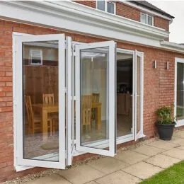bi fold doors white 260 comp composite door black