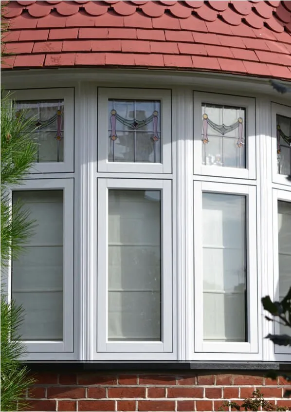 flush fit upvc bay window