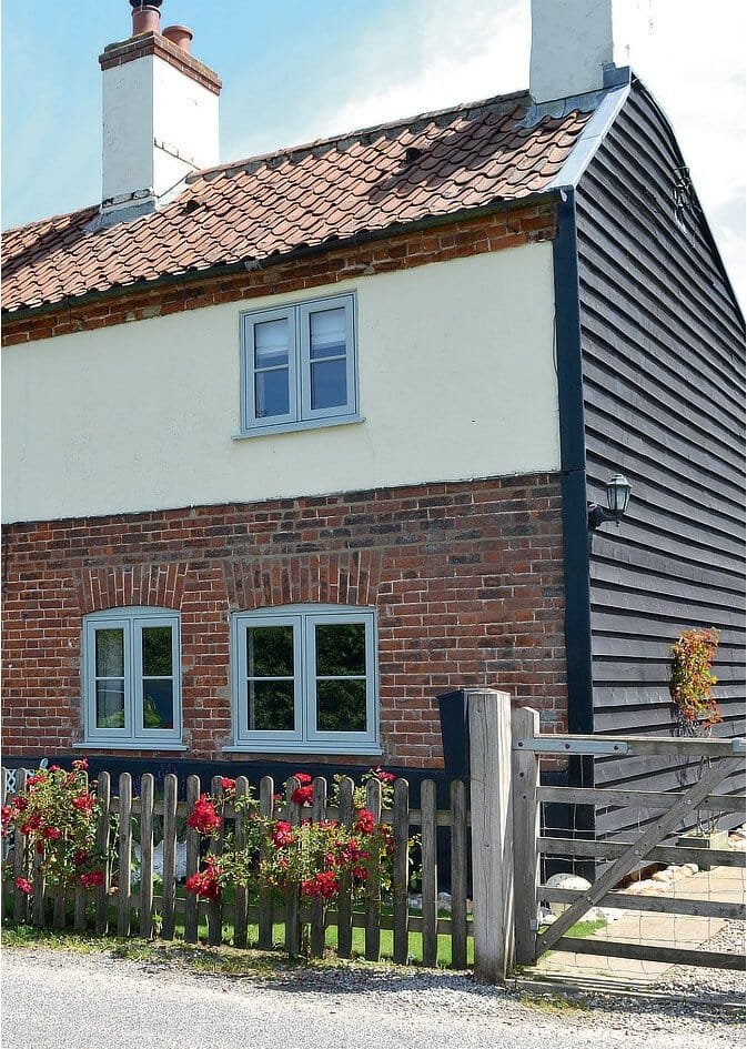 flush fit cottage full 945 comp upvc flush fit windows in country cottage